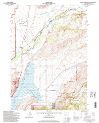 Gros Ventre Junction 1996 topographic map thumbnail