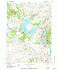 Guernsey Reservoir 1971 topographic map thumbnail