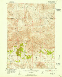 Guffy Peak 1952 topographic map thumbnail