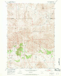 Guffy Peak 1952 topographic map thumbnail