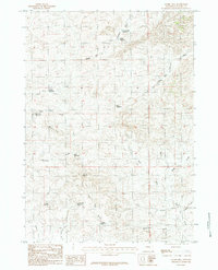 Gumbo Hill 1984 topographic map thumbnail