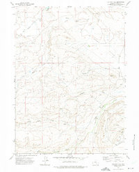 Halfway Hill 1971 topographic map thumbnail