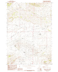 Hamilton Dome 1985 topographic map thumbnail