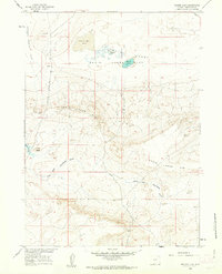 Hansen Lake 1960 topographic map thumbnail