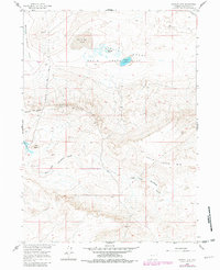 Hansen Lake 1960 topographic map thumbnail