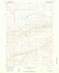 Hansen Lake NE 1960 topographic map thumbnail