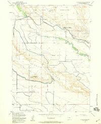 Harris Bridge 1958 topographic map thumbnail
