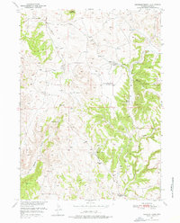 Haushar Ranch 1950 topographic map thumbnail