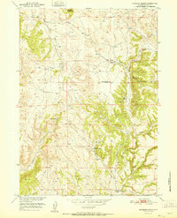 Haushar Ranch 1951 topographic map thumbnail
