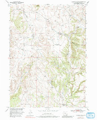 Haushar Ranch 1950 topographic map thumbnail