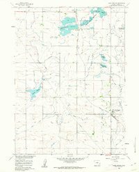 Hawk Springs 1960 topographic map thumbnail