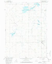 Hawk Springs 1960 topographic map thumbnail