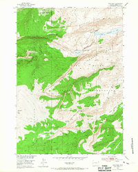 Hays Park 1952 topographic map thumbnail