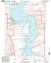 Haystack Buttes North 1996 topographic map thumbnail
