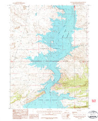 Haystack Buttes South 1987 topographic map thumbnail