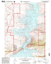 Haystack Buttes South 1996 topographic map thumbnail