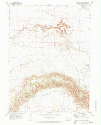 Haystack Flats 1970 topographic map thumbnail