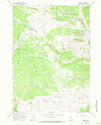 Hazelton 1967 topographic map thumbnail