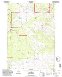 Hazelton 1993 topographic map preview