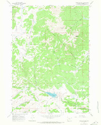 Hazelton Peak 1967 topographic map thumbnail