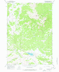 Hazelton Peak 1967 topographic map thumbnail