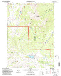 Hazelton Peak 1993 topographic map thumbnail