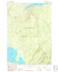 Heart Lake 1986 topographic map thumbnail