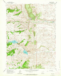 Hecla 1962 topographic map thumbnail