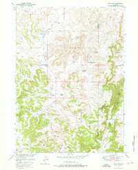 Hell Gap 1950 topographic map thumbnail