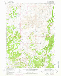 Hell Gap 1950 topographic map preview