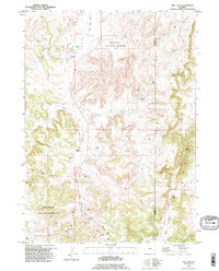 Hell Gap 1990 topographic map thumbnail