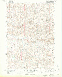 Henry Draw 1966 topographic map thumbnail