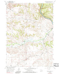 Herman Ranch 1950 topographic map thumbnail