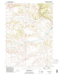 Herman Ranch 1990 topographic map thumbnail