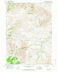 Hermit Rock 1964 topographic map thumbnail