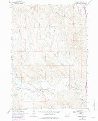 Hibbard Draw 1961 topographic map thumbnail