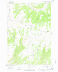 Hidden Tepee Creek 1960 topographic map thumbnail