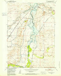 Hidden Valley 1951 topographic map thumbnail