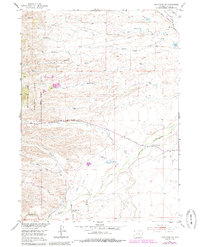 Hightower SW 1953 topographic map thumbnail