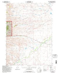 Hightower SW 1992 topographic map thumbnail