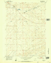 Hiland 1952 topographic map thumbnail