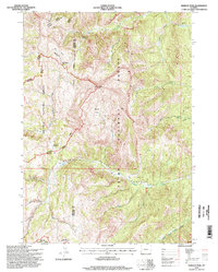 Hoback Peak 1996 topographic map thumbnail