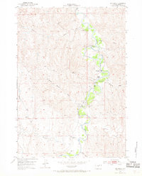 Hoe Ranch 1953 topographic map thumbnail