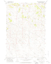 Homestead Draw SW 1971 topographic map thumbnail