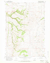Horse Butte 1967 topographic map preview