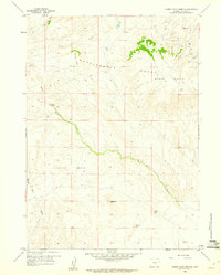 Horse Creek Springs 1959 topographic map thumbnail