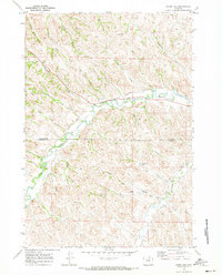 Horse Hill 1970 topographic map thumbnail