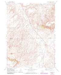 Horse Peak 1960 topographic map thumbnail