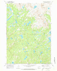 Horseshoe Lake 1968 topographic map thumbnail