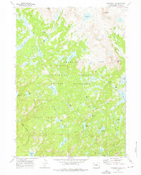 Horseshoe Lake 1968 topographic map thumbnail